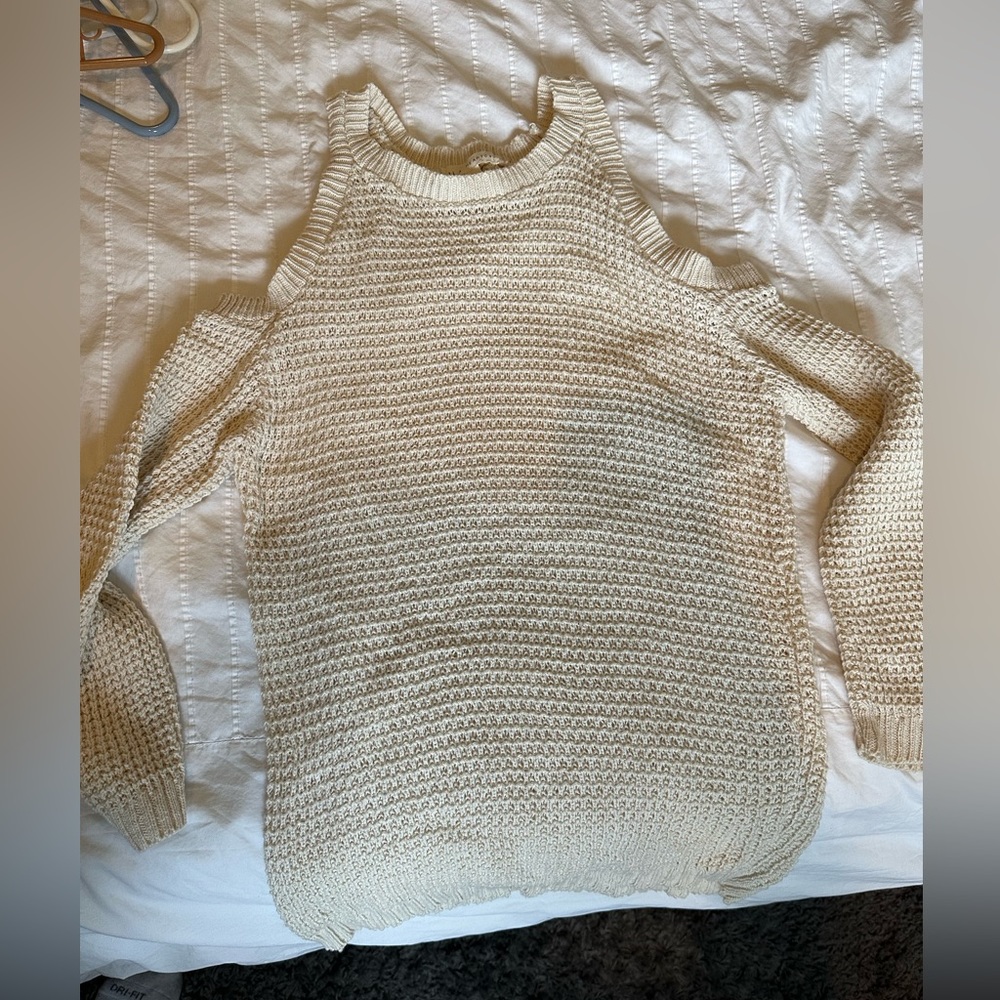 Open Shoulder Sweater